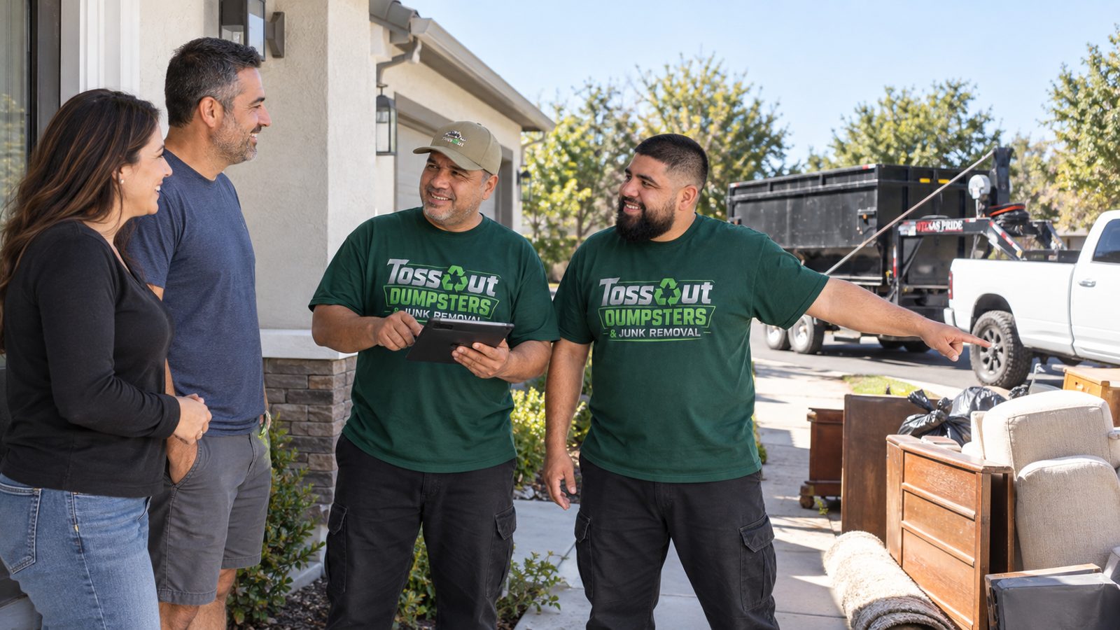 Toss Out Junk Removal crew