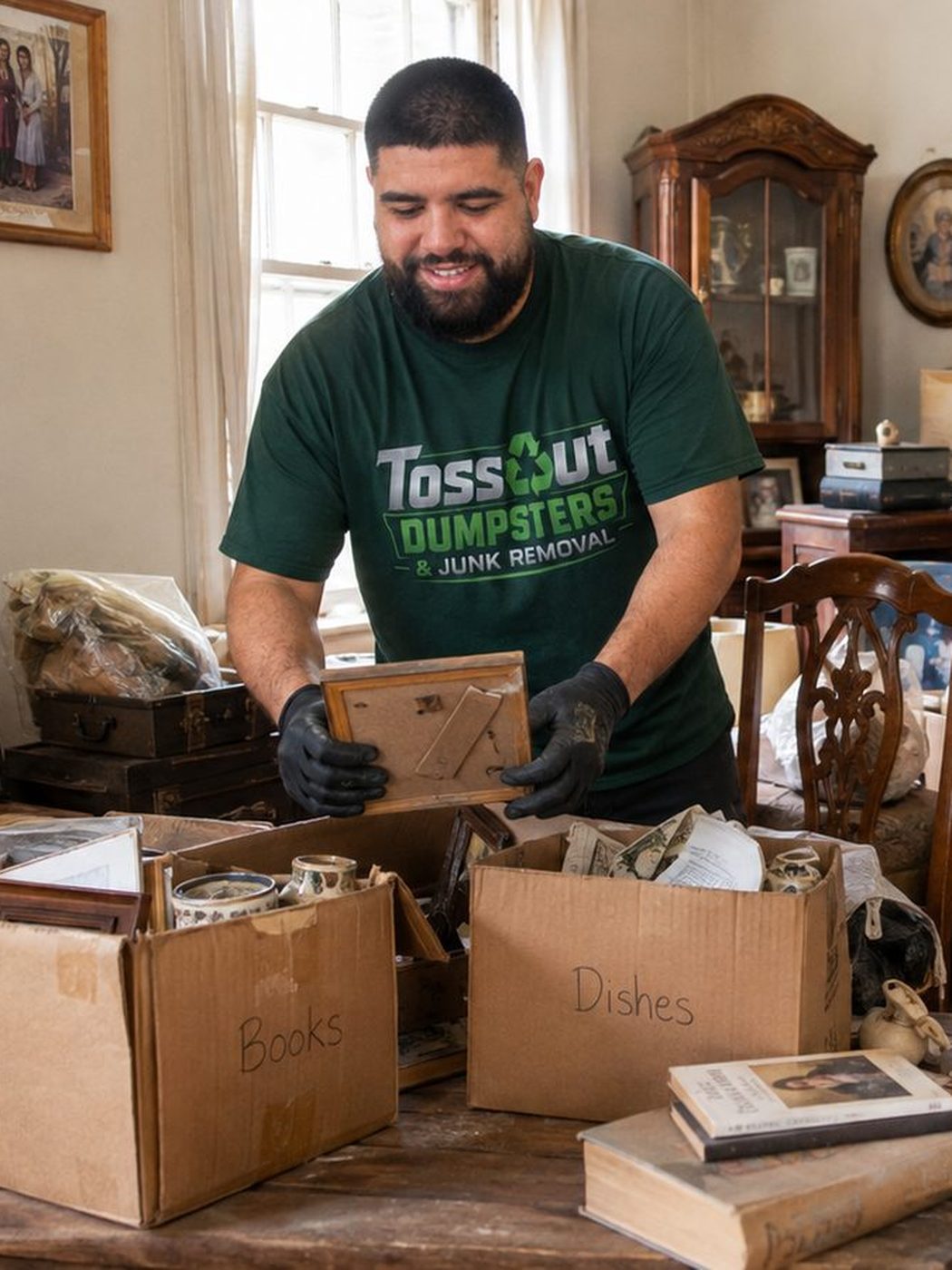 Daniel Martinez, owner of Toss Out Junk Removal