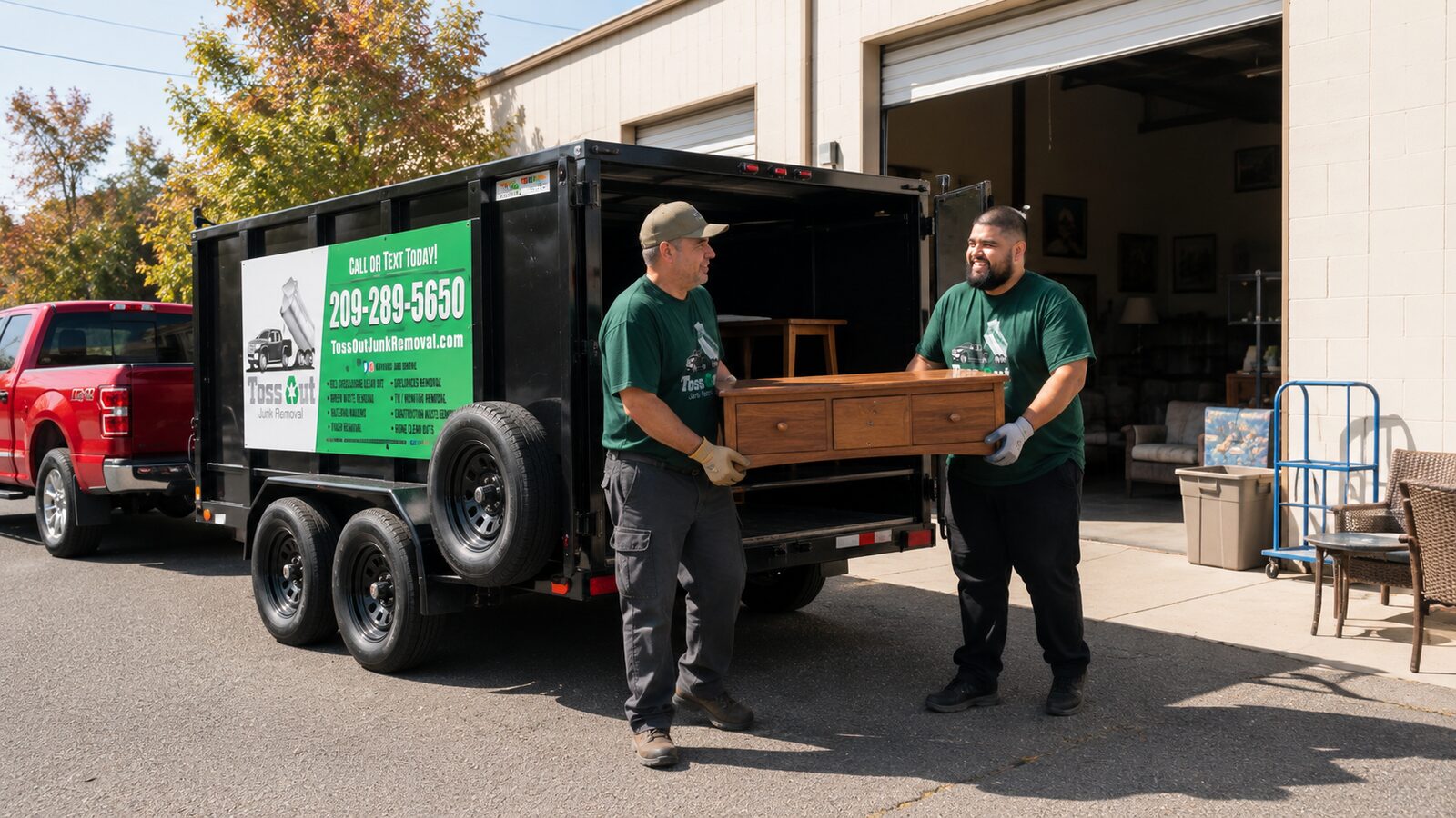 Toss Out Junk Removal crew in Turlock
