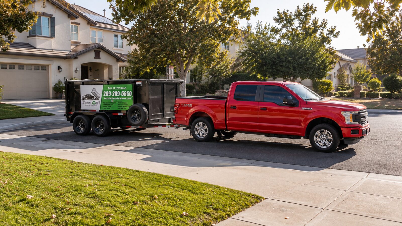 Toss Out Junk Removal crew in action
