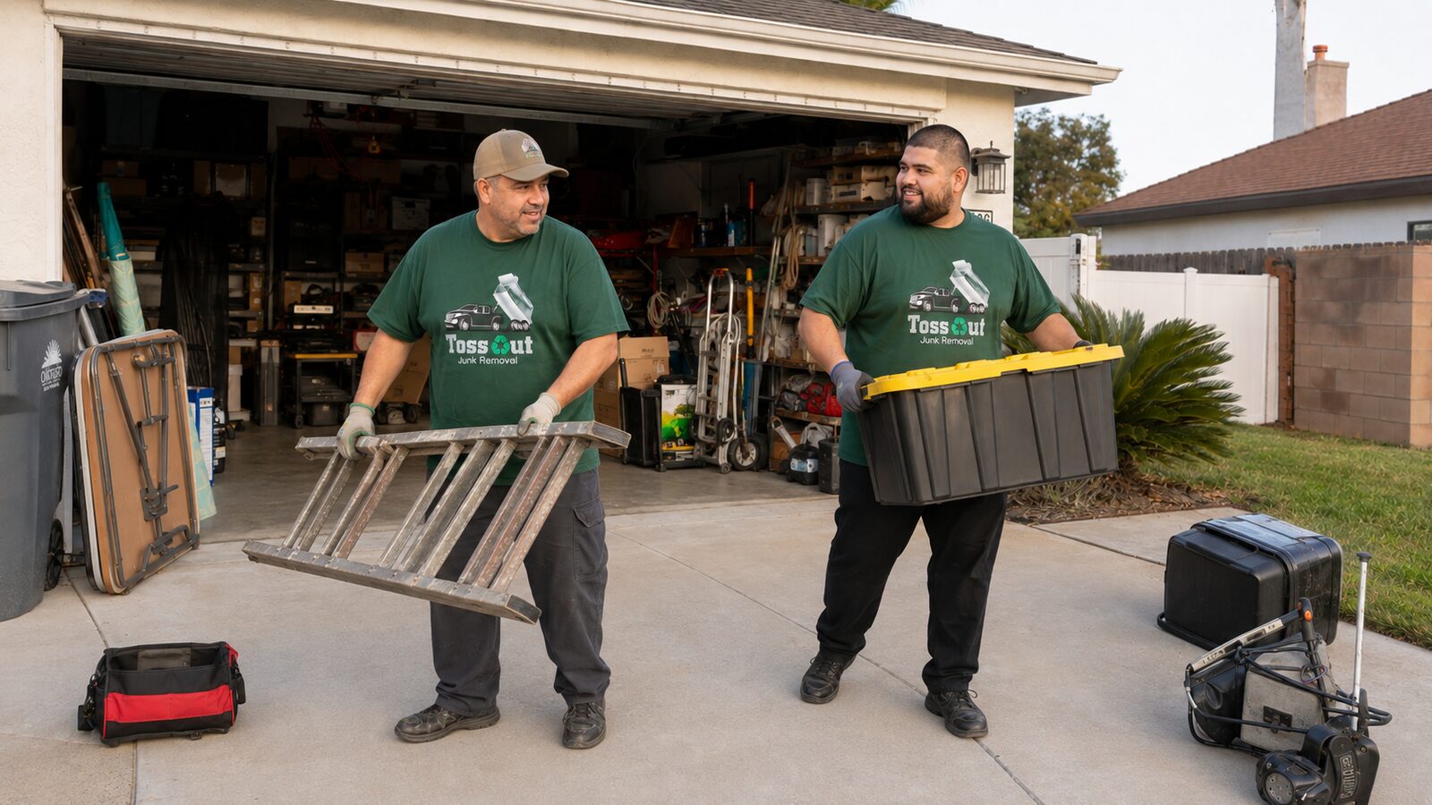 Toss Out Junk Removal crew in action