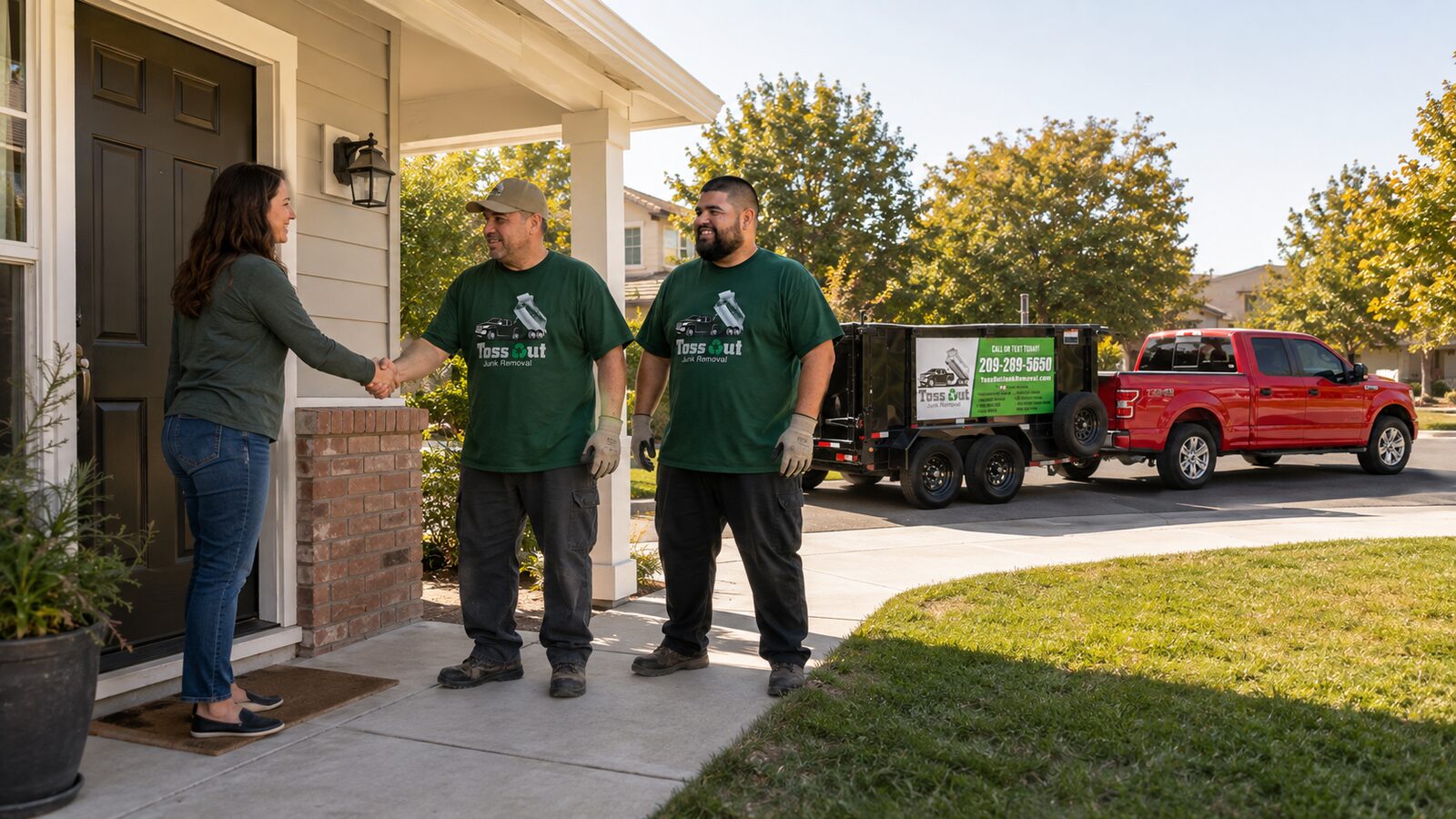 Toss Out Junk Removal crew in Ceres