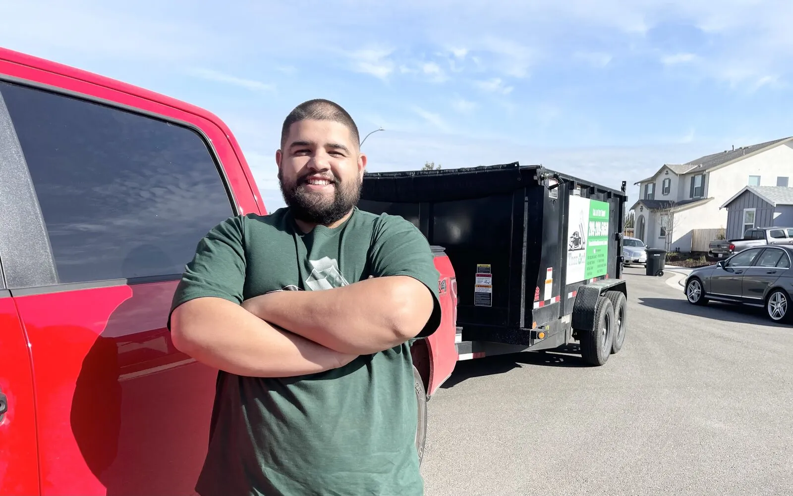Toss Out Junk Removal owner and crew